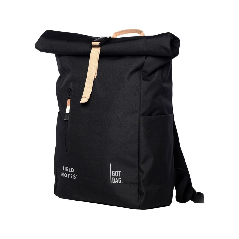 Got Bag Rolltop Easy x Field Notes Edition Black Backpack